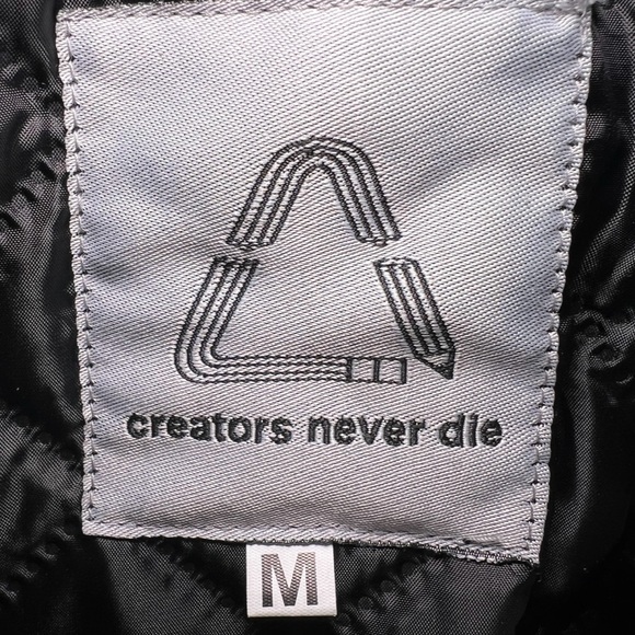 Creators Never Die Black Bomber Jacket Men’s Size M - Picture 6 of 6
